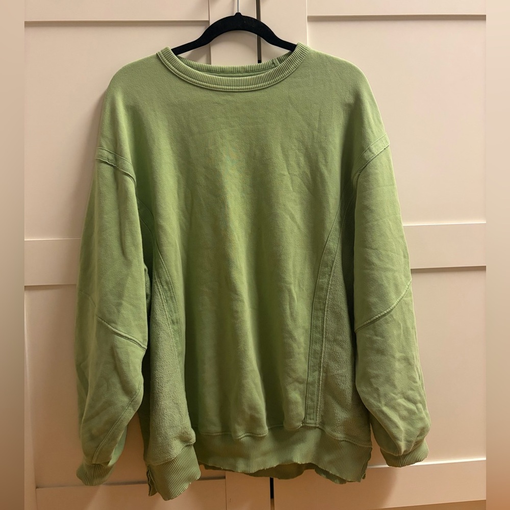 Aerie Keep it Light Crochet Sweatshirt